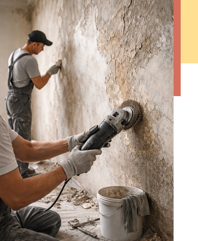 Снятие и удаление краски со стен в Елабуге от 2127 руб. — ОТДЕЛОЧНИК-Лбг