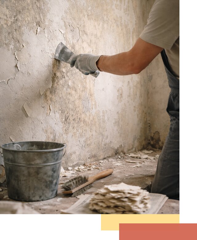 Удаление старой краски со стен в Елабуге качественно и быстро