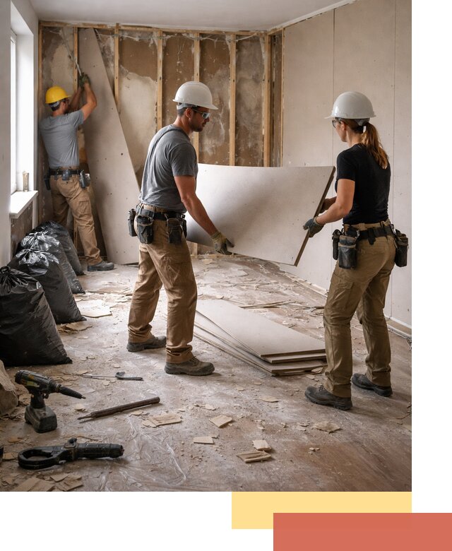 Демонтаж стеновых панелей в Елабуге быстро и аккуратно