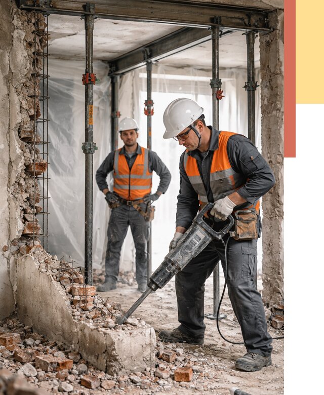 Снос несущих стен в Елабуге от 10381 руб. — демонтаж несущей стены под ключ | ОТДЕЛОЧНИК-Лбг