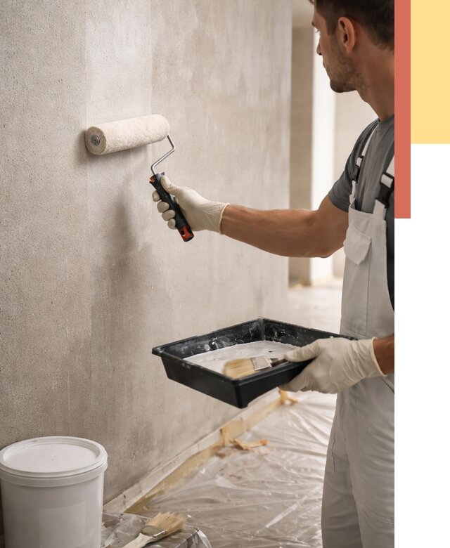 Грунтовка стен в Елабуге от 2228 руб. м2 — быстро, недорого, с материалом | ОТДЕЛОЧНИК-Лбг