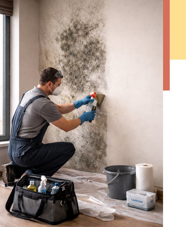 Удаление плесени со стен в Елабуге от 2178 руб. — быстро и недорого | ОТДЕЛОЧНИК-Лбг