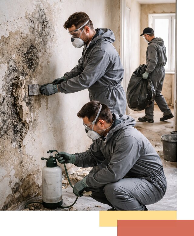 Удаление плесени со стен профессионально в Елабуге