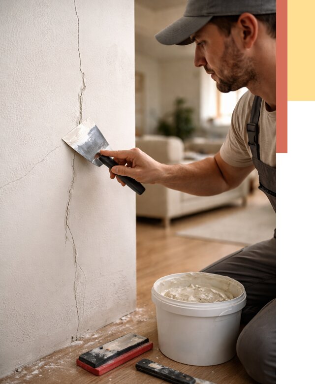 Заделка трещин и сколов в Елабуге от 2481 руб. — быстро и недорого | ОТДЕЛОЧНИК-Лбг