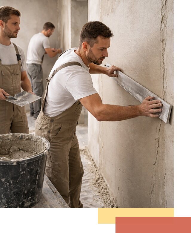 Штукатурка стен без маяков в Елабуге быстро и качественно