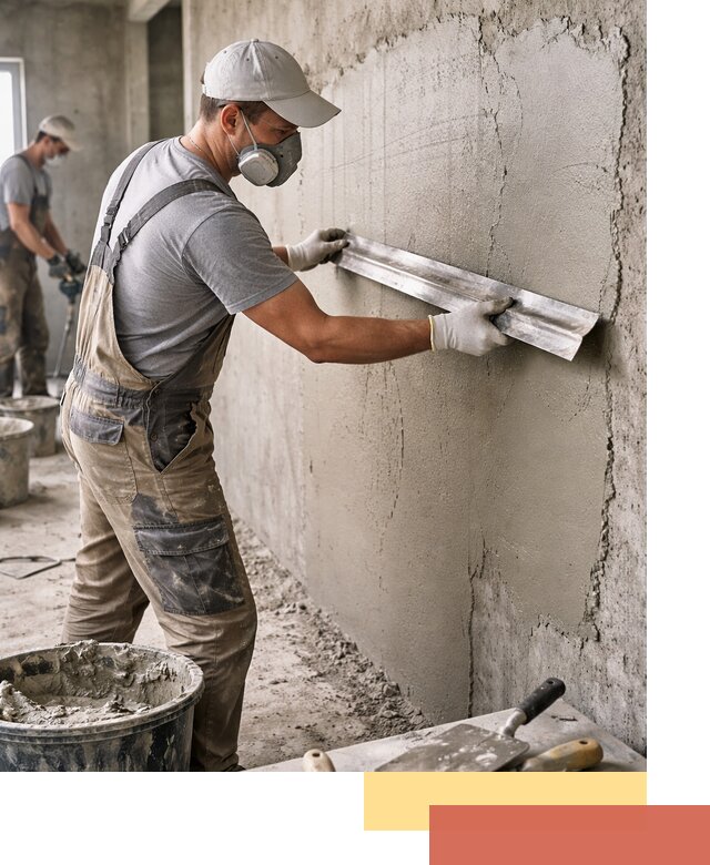 Штукатурка бетонных стен в Елабуге качественно и долговечно