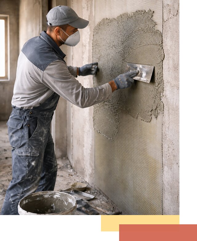 Штукатурка стен по сетке в Елабуге под ключ качественно и быстро