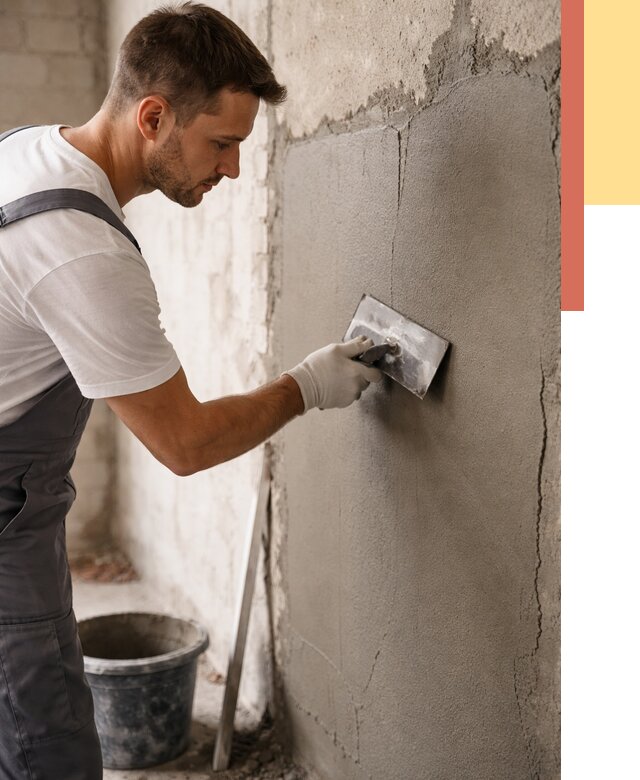 Штукатурка стен под плитку в Елабуге от 4254 руб./м2 — выравнивание под плитку | ОТДЕЛОЧНИК-Лбг