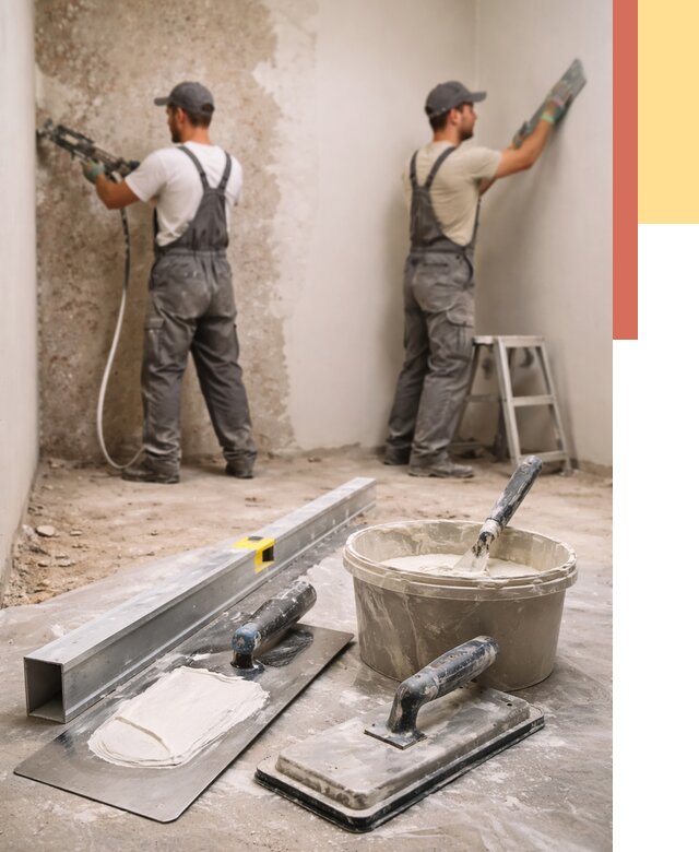 Штукатурка стен под обои в Елабуге от 4558 руб./м2 — выравнивание под обои | ОТДЕЛОЧНИК-Лбг