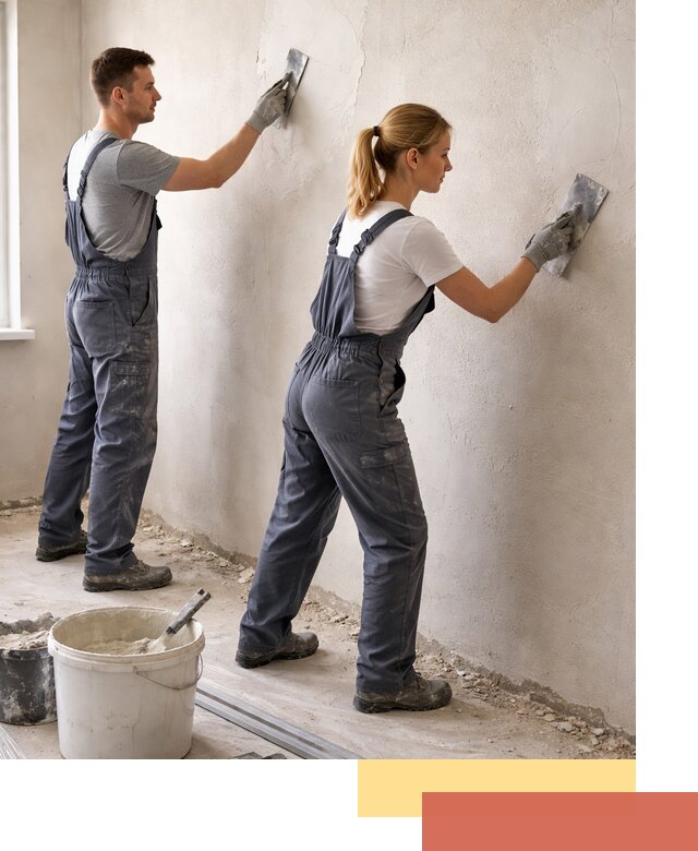 Штукатурка стен под обои в Елабуге профессионально и быстро