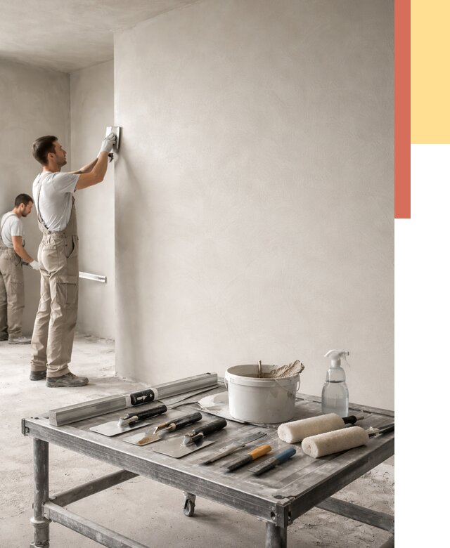 Штукатурка стен под покраску в Елабуге от 4558 руб./м² — качественно и недорого | ОТДЕЛОЧНИК-Лбг