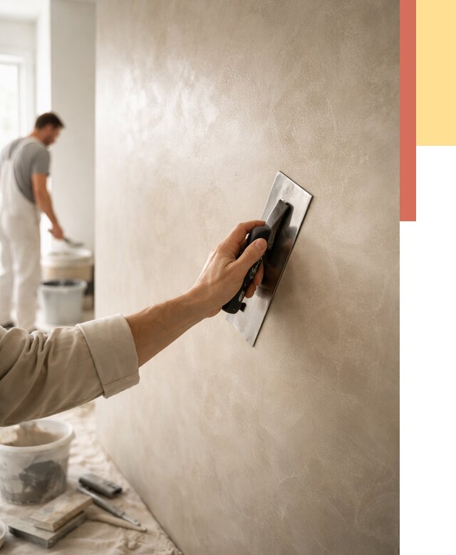 Венецианская штукатурка в Елабуге от 3545 руб/м² — нанесение стен под ключ | ОТДЕЛОЧНИК-Лбг