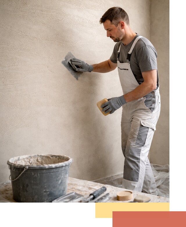 Декоративная штукатурка травертин в Елабуге для стен и потолков