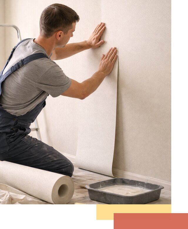 Поклейка флизелиновых обоев в Елабуге качественно и быстро