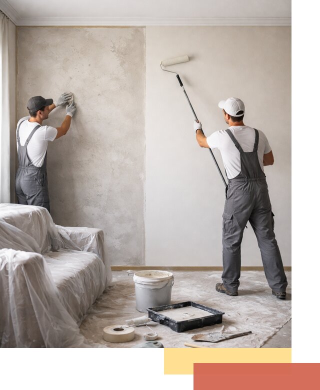 Покраска стен антивандальной краской в Елабуге