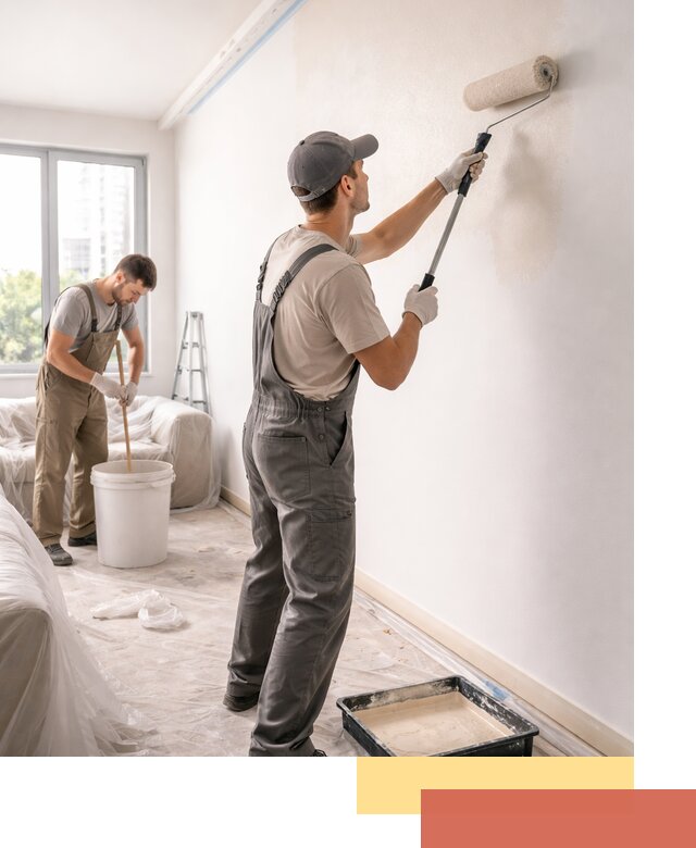 Покраска стен в офисе в Елабуге — быстрый и качественный ремонт