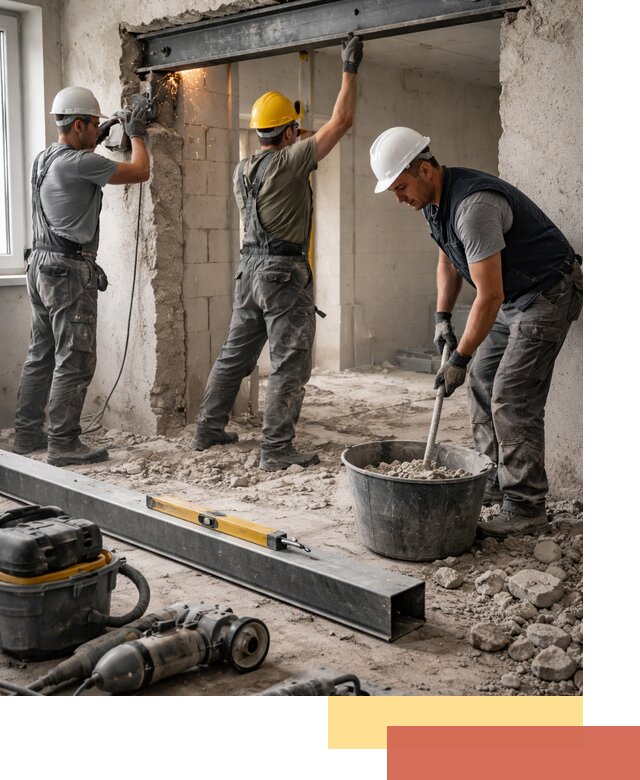 Создание проемов в стенах и несущих конструкциях в Елабуге