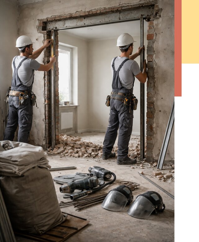 Расширение дверного проема в Елабуге от 12660 руб. под ключ | ОТДЕЛОЧНИК-Лбг