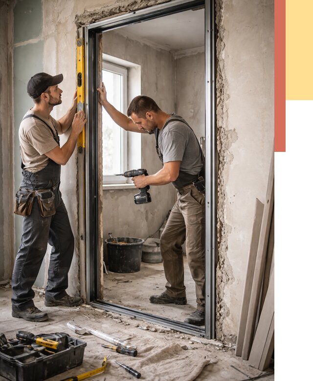 Закладка дверного проема в Елабуге от 3545 руб. — быстро и недорого | ОТДЕЛОЧНИК-Лбг