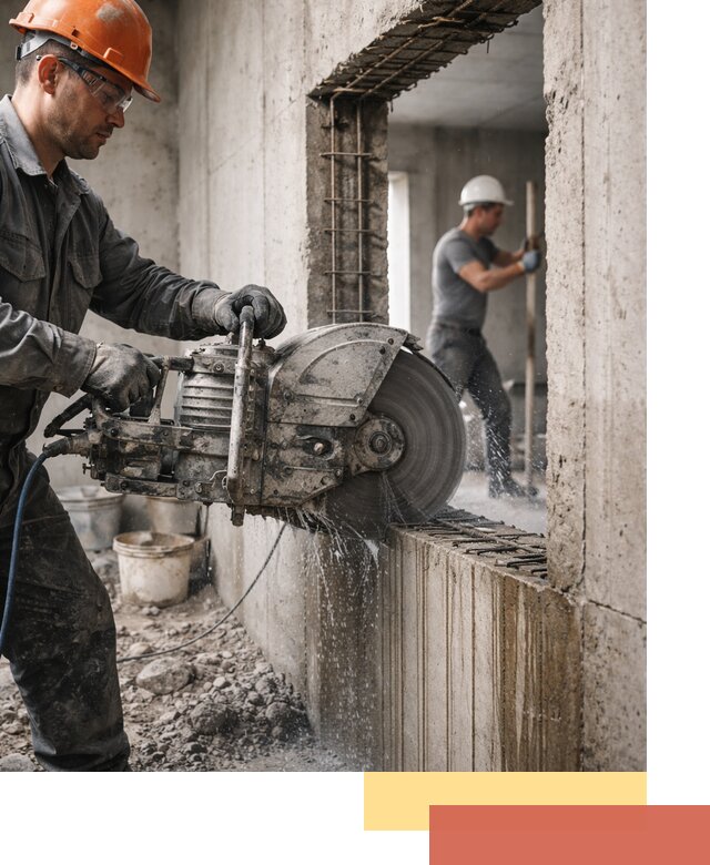 Алмазная резка проемов в Елабуге быстро и точно