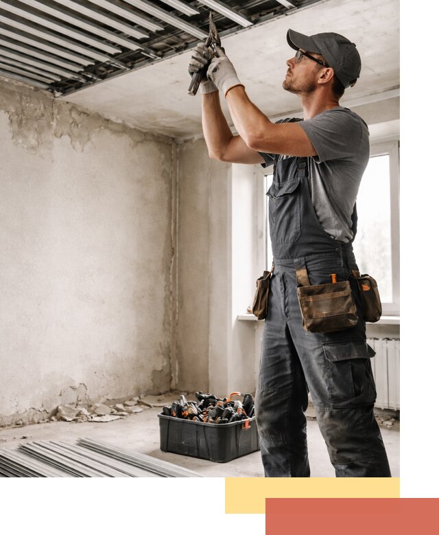 Демонтаж реечного потолка в Елабуге быстро и аккуратно