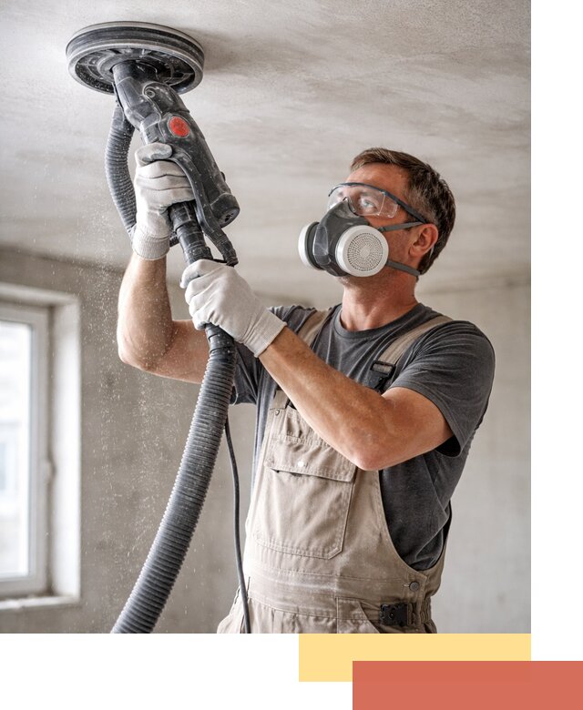 Шлифовка потолка в Елабуге — качественная подготовка под отделку