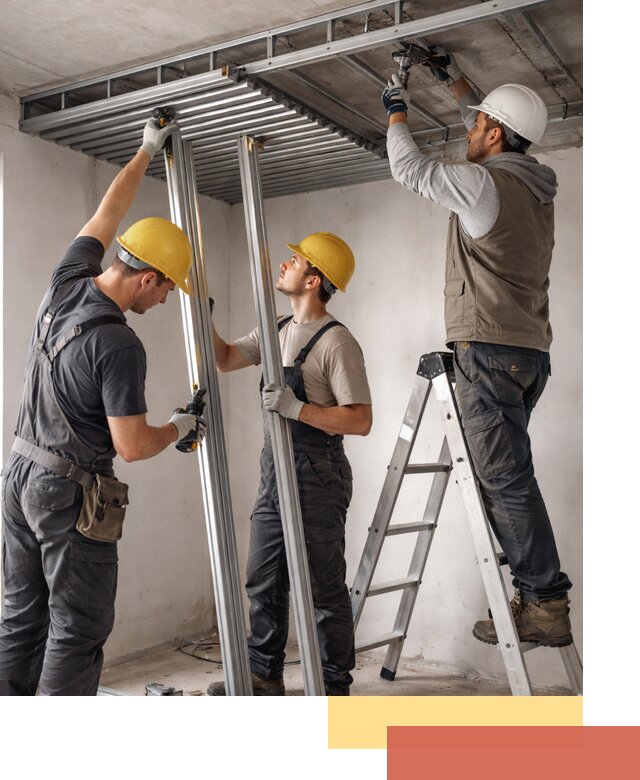 Монтаж реечного потолка под ключ в Елабуге