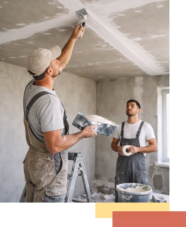 Обработка швов потолка ГКЛ в Елабуге: качественная заделка и шпатлевка