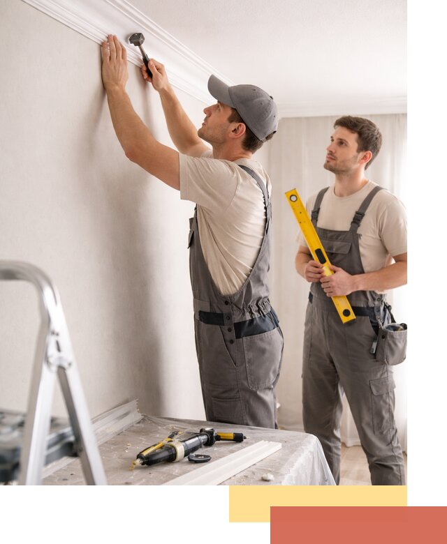 Монтаж потолочного плинтуса в Елабуге качественно и быстро