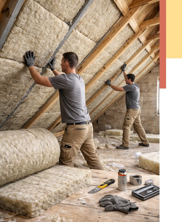 Утепление потолка минватой в Елабуге от 1469 руб. — быстро и недорого | ОТДЕЛОЧНИК-Лбг