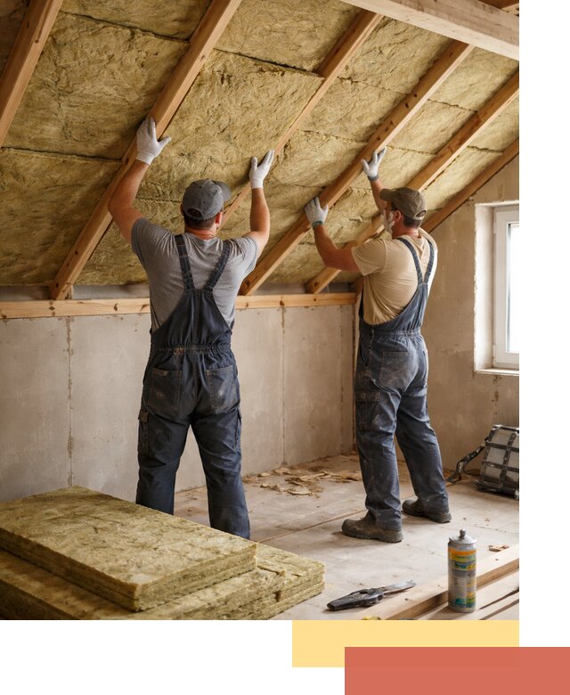 Утепление потолка минеральной ватой в Елабуге