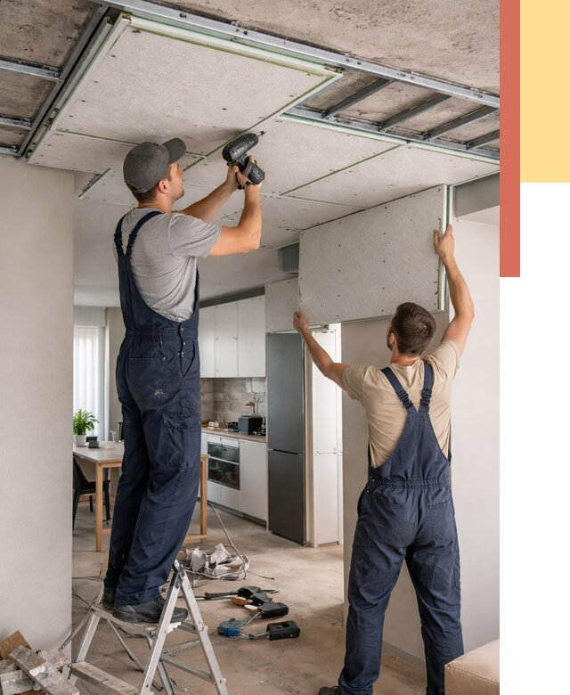 Шумоизоляция потолка панелями зипс в Елабуге от 1874 руб. под ключ | ОТДЕЛОЧНИК-Лбг